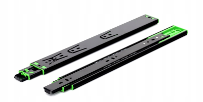 Prowadnica kulkowa pełnego wysuwu SVS SEVROLL cichy domyk 25kg czarna, L=500