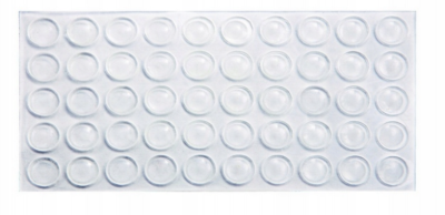 Naklejane odbojniki silikonowe 3M 8x1,5 (50 sztuk)